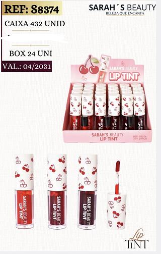 LIP TINT SARAHS BEAUTY C/24PCS