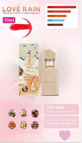 PERFUME 30ML LOVE RAIN C/12PCS