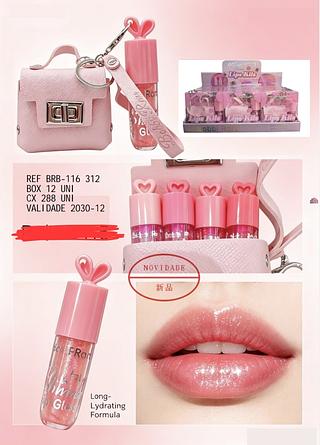KIT LIP GLOSS BOBBI RARA C/12PCS