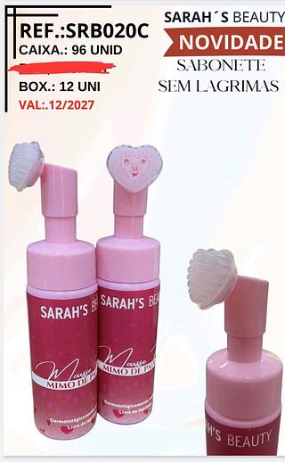 SABONETE SEM LAGRIMAS SARAHS BEAUTY C/12PCS