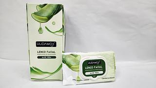 LENCO FACIAL ALOE VERA HUDAMOJI C/12PCS