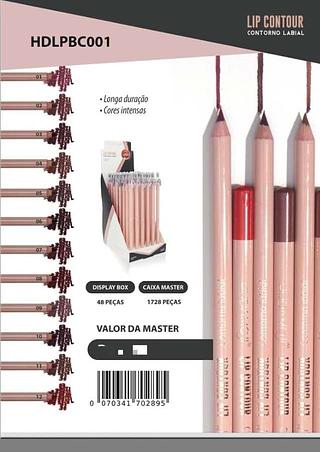 LAPIS CONTORNO HUDAMOJI C/48PCS