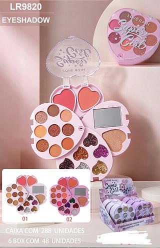 KIT MAQUIAGEM INFACIL LOVE RAIN C/6PCS