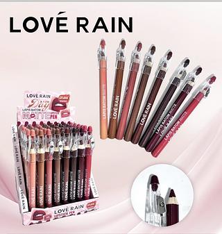LAPIS LABIAL STICK LOVE RAIN C/C48PCS