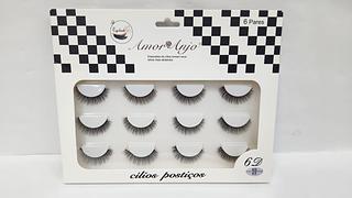 CILIOS POSTICOS AMOR ANJO 6PARES C/10PCS