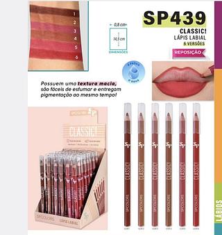 LAPIS LABIAL 6 CORES SP COLORS C/48PCS