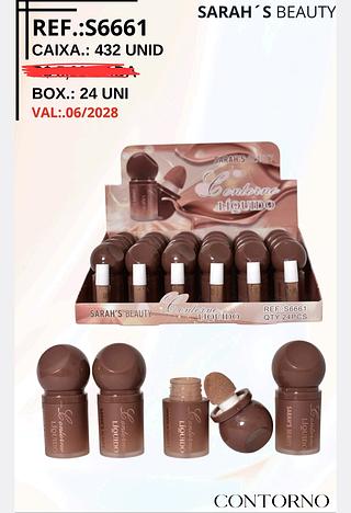 CONTORNO LIQUIDO SARAHS BEUATY C/24PCS