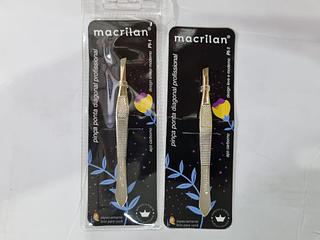 pinca ponta chanfrado macrilan c/24pcs