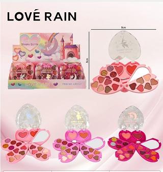 KIT DE MAQUIAGEM INFANTIL LOVE RAIN C/12PCS