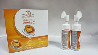 MOUSSE MICELAR VITAMINA C PHALLEBEAUTY C/12PCS