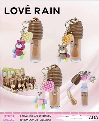 LIP GLOSS MEL LOVE RAIN C/24PCS