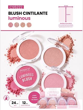 BLUSH CINTILANTE LUMINOUS PINK 21 C/24CPS