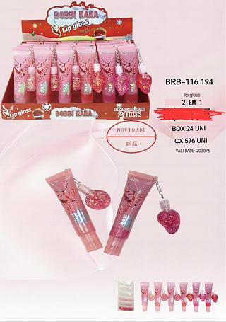 LIP GLOSS 2 EM 1 BOBBI RARA C/24PCS