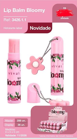 LIP BALM BLOOMY VIVAI C/36PCS