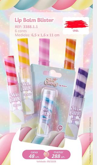 LIP BALM BLISTER VIVAI C/48PCS