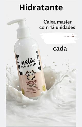 HIDRATANTE PURO LEITE 200G NELO C/12PCS