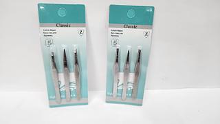 KIT PINCA PARA SOBRANCELHAS C/12PCS