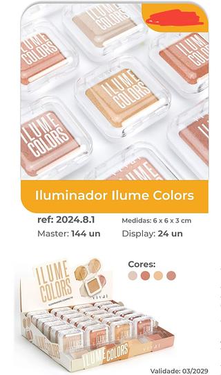 ILUMINADOR ILUME COLORS VIVAI C/24PCS
