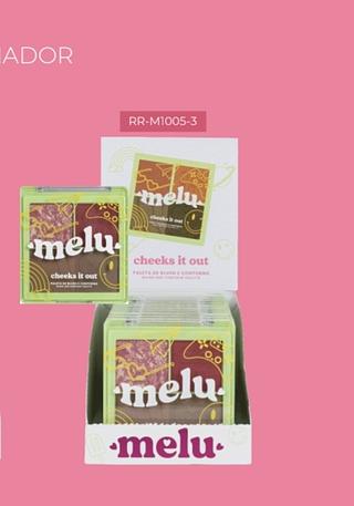 PALETA DE BLUSHE CONTORNO MELU C/12PCS