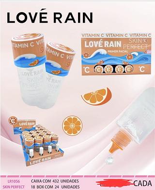 PRIMER FACIAL VITAMINA C LOVE RAIN C/24PCS