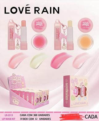 KIT LIP BALM LOVE RAIN C/12PCS