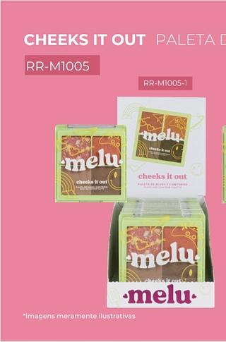 PALETA DE BLUSHE CONTORNO MELU C/12PCS