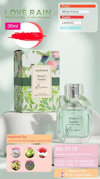 PERFUME 30ML LOVE RAIN C/12PCS