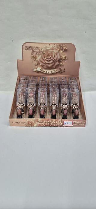 BATOM MATTE SARAHS BEAUTY C/24PCS