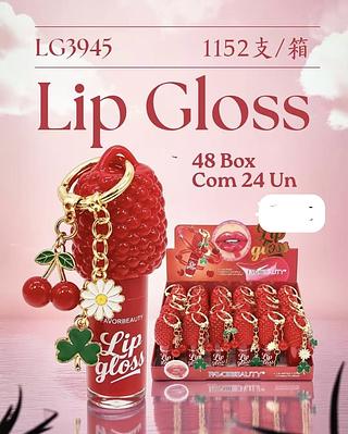 LIP GLOSS CEREJA C/24PCS
