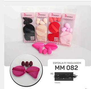 KIT ESPONJA PARA MAQUIAGEM C/12PCS