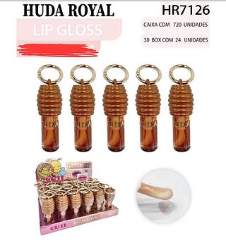 LIP GLOSS HUDA ROYAL C/24PCS