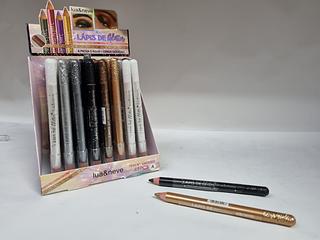 LAPIS DE GLITTER A PROVA D AGUA LUA NEVE C/48PCS