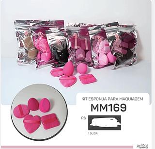 KIT ESPONJA PARA MAQUIAGEM SABRINA SATO C/12PCS