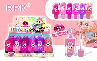 LIP GLOSS ICE CREAM C/24PCS
