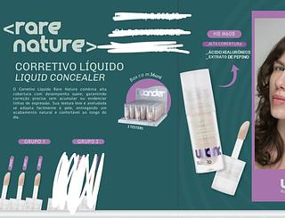 CORRETIVO LIQUIDO RARE NATURE WONDER RUBY ROSE COR RN05,RN10,RN15 C/36PCS