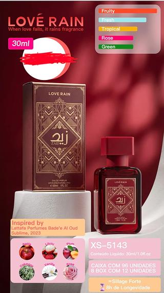 PERFUME 30ML LOVE RAIN C/12PCS