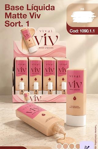 BASE LIQUIDO MATTE VIV SORT 1 VIVAI C/24PCS
