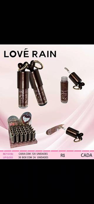LIP GLOSS LOVE RAIN C/24PCS