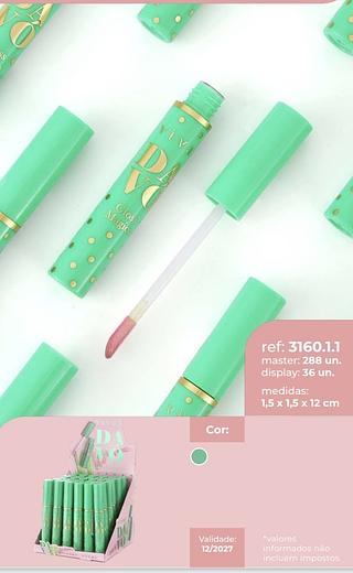 GLOSS MAGICO DAVO VERDE VIVAI C/36PXS