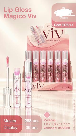 LIP GLOSS MAGICO VIVAI C/36PCS