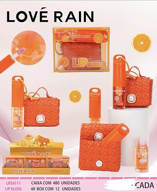 KIT LIP GLOSS LOVE RAIN C/12PCS