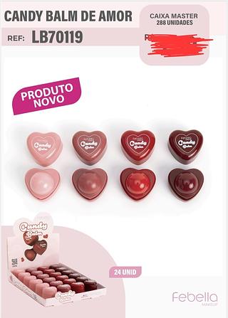 CANDY BALM DE AMOR FEBELLA C/24PCS