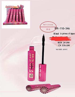 MASCARA PARA CILIOS A PROVA D AGUA BOBBI RARA C/24PCS