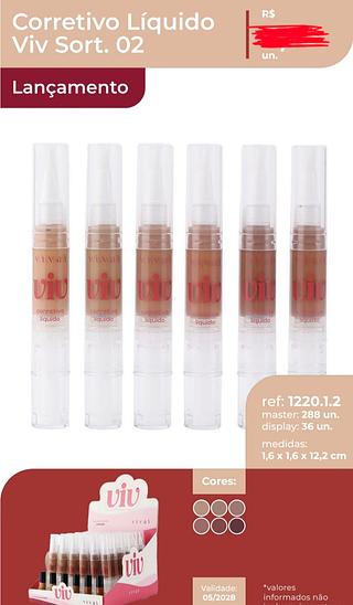 CORRETIVO LIQUIDO VIV COR B VIVAI C/36PCS