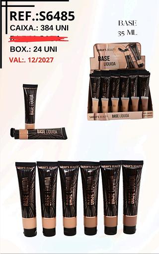 BASE LIQUIDO SARAHS BEAUTY C/24PCS
