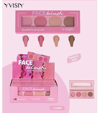 QUARTETO DE BLUSH YVISIY C/12PCS