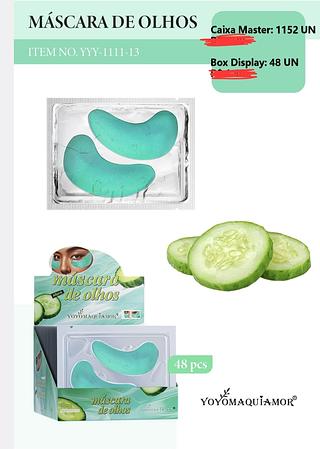 MASCARA DE OLHO PEPINO YOYO MAQUIAMOR C/48PCS