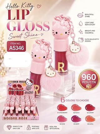 LIP GLOSS HELLO KITTY C/24PCS