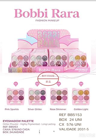 PALETA DE SOMBRA BOBBI RARA C/24PCS