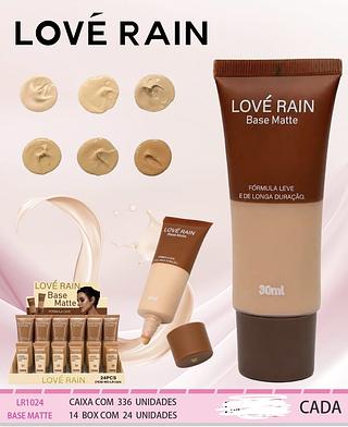 BASE LIQUIDO MATTE LOVE RAIN C/24PS
